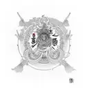 red thread of destiny  tattoo design idea