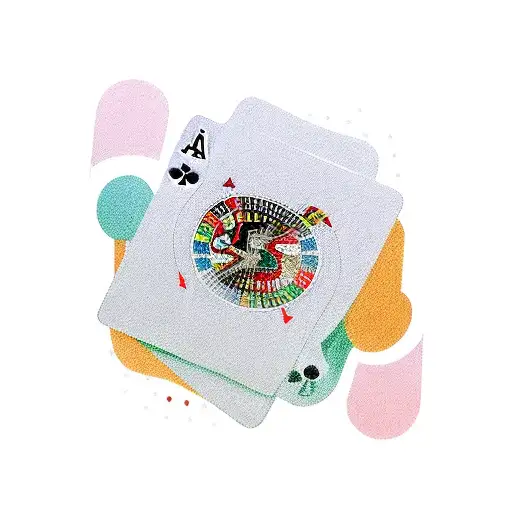 life is a gamble  tattoo design idea