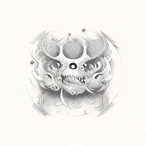 turn "manish" into a ambigram tattoo design idea