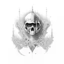 turn "manish" into a ambigram tattoo design idea