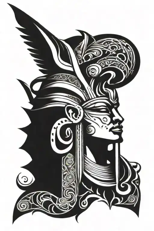 Osiris tattoo design idea