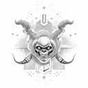  geminis tattoo design idea