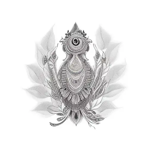 indian tattoo design idea