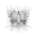 indio plumas  tattoo design idea