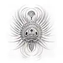 indio plumas  tattoo design idea
