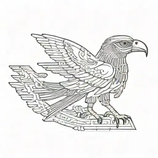 horus tattoo design idea