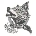 mental health, empathy, wolf, motivation tattoo design idea
