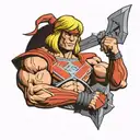 he-man tattoo design idea