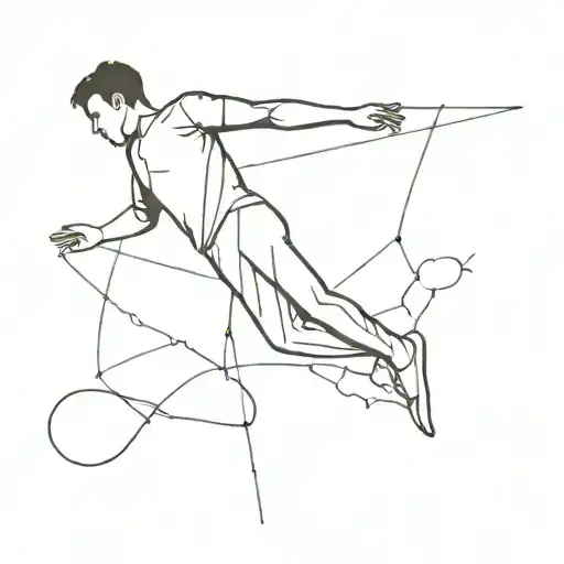 Falling Man tattoo design idea