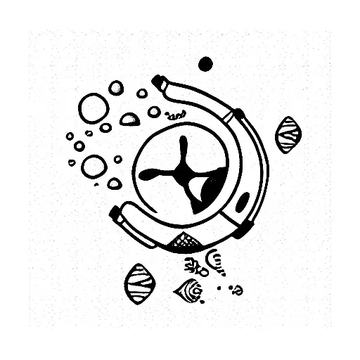 scuba tattoo design idea