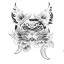 logic rapper tattoo design idea