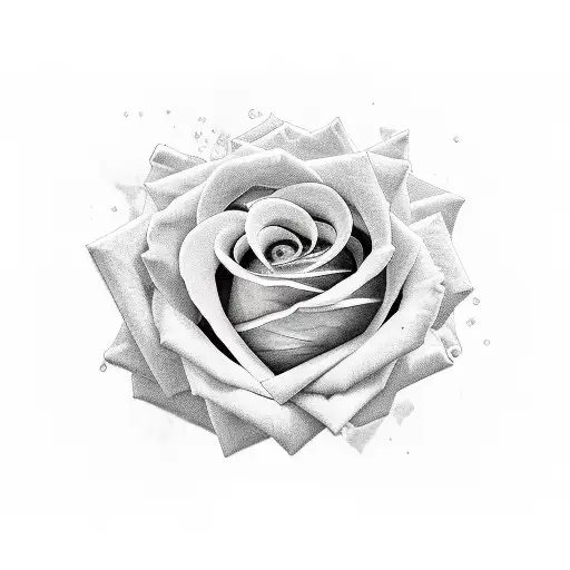 undefeated, rose, witness, moon and goddes of education tattoo design idea