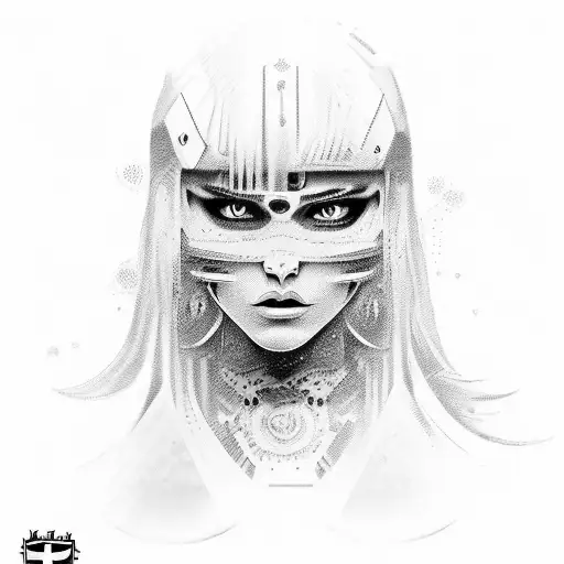 bmw with girl tattoo design idea