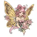 Tecna Winx Club tattoo design idea