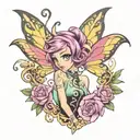 Tecna Winx Club tattoo design idea