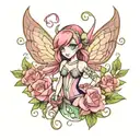 Tecna Winx Club tattoo design idea