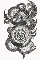 fairy tail anime symbol tribal inspired tattoo tattoo design idea