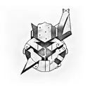 Capture the essence of your love for NieR, Final Fantasy, and Kingdom Hearts in a dotwork tattoo that blends their iconic symbols tattoo design idea