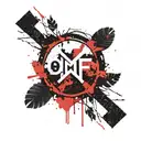 twenty one pilots featuring their logo tattoo design idea