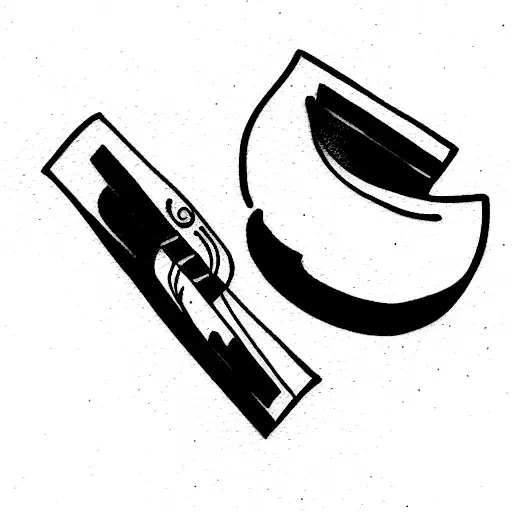 Harmonica tattoo design idea