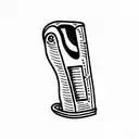 Harmonica tattoo design idea