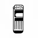 Harmonica tattoo design idea