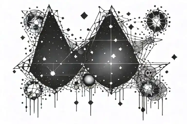 holy grail, scopio constellation tattoo design idea