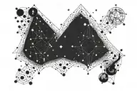 holy grail, scopio constellation tattoo design idea