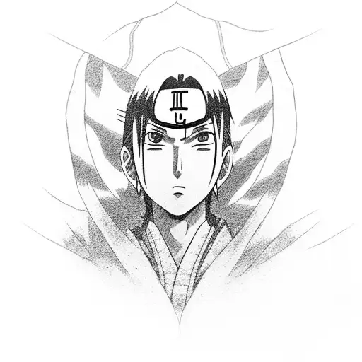 Japanese Shisui Uchiha From The Manga naruto Tattoo Idea - BlackInk  AI