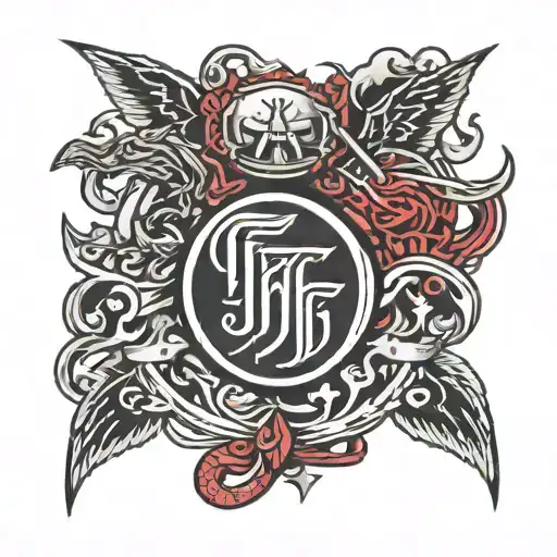 Foo Fighters logo tattoo design idea