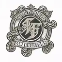 Foo Fighters logo tattoo design idea