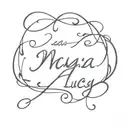  Maya Lucy Mila name in cursive writing  tattoo design idea