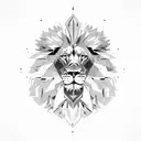 wakeboard lion tattoo design idea