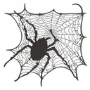 danielle I'm cursive with a spider crawling on it tattoo design idea