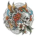 movement passion youth tattoo design idea