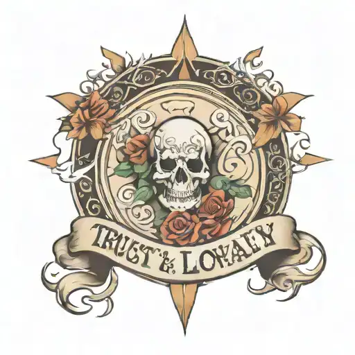 trust & loyalty  tattoo design idea