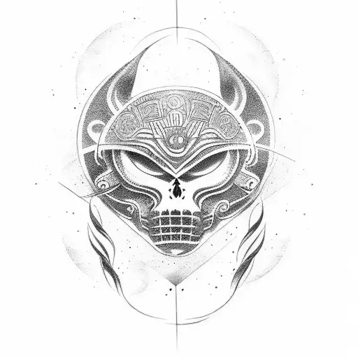 Tezcatlipoca  tattoo design idea