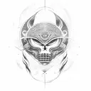 Tezcatlipoca  tattoo design idea