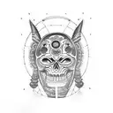 Tezcatlipoca  tattoo design idea