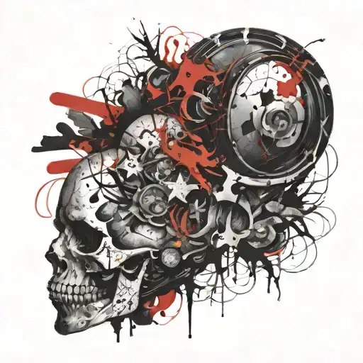 morior Invictus tattoo design idea