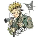 machine gun kelly tattoo design idea