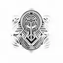 Greek key  tattoo design idea