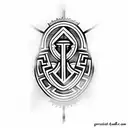 Greek key  tattoo design idea