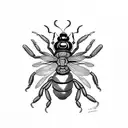 Snake Spider Bee Scorpin tattoo design idea