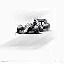 Formula 1 Car lateral tattoo design idea