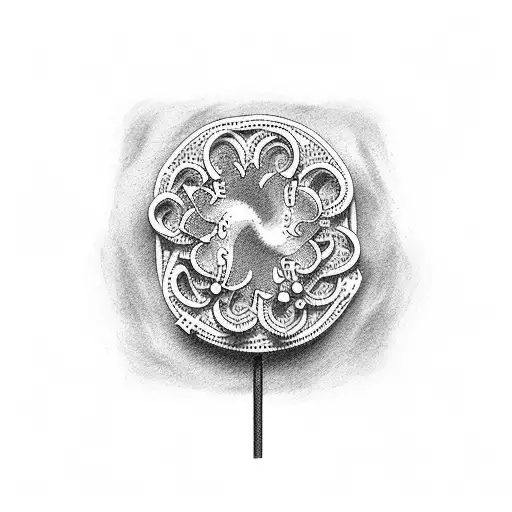 lollipop  tattoo design idea