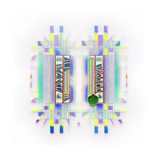 binary Matrix code bilding a Podium and medal  tattoo design idea