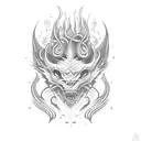 melt tattoo design idea