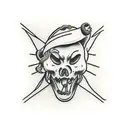 line of 6 lemons tattoo design idea