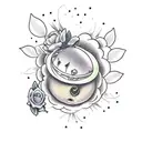 line of 6 lemons tattoo design idea